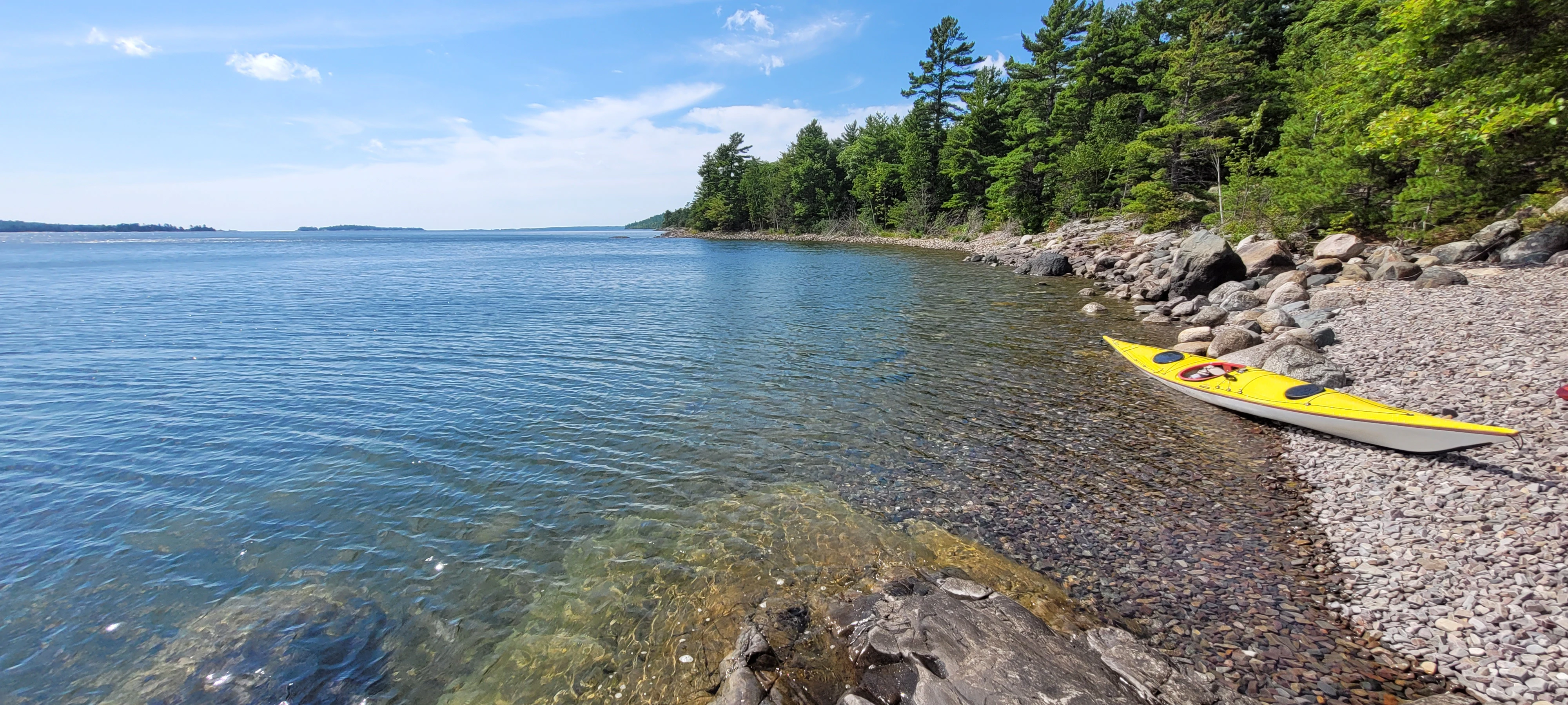 Cobblestone beach